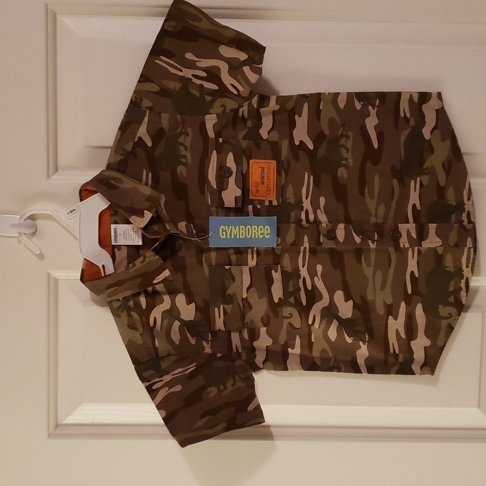 𝅺gymboree Camouflage Shirt NWT